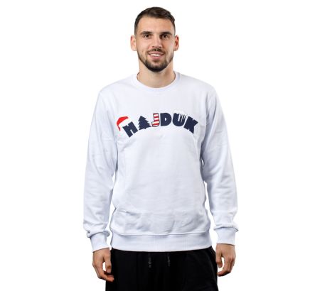 Hajduk Christmas sweatshirt, white