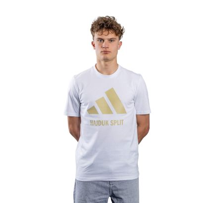 adidas majica Hajduk Split custom tee, bijela/zlatno