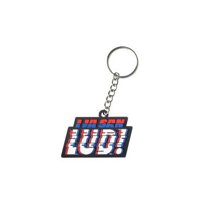 Hajduk silicone keychain "I ja san lud"