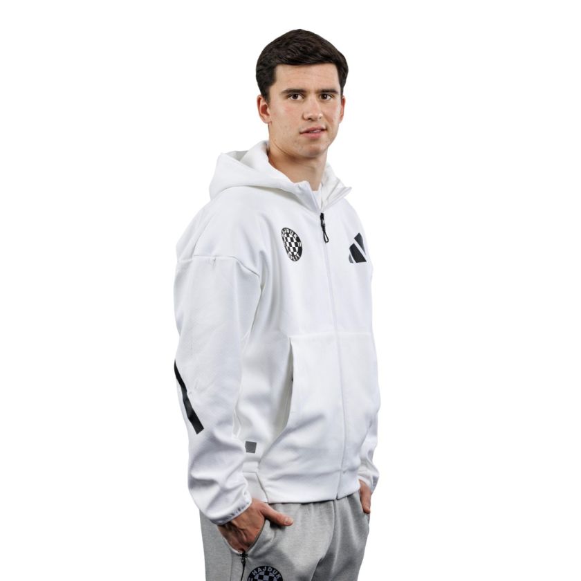 Hoodie Half Coat ホワイト　na.e Hoodie Half Coat ホワイトna.e