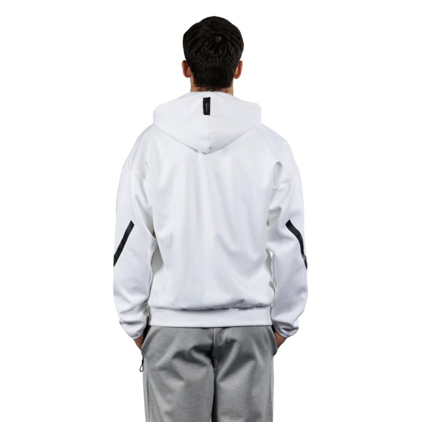 Hoodie Half Coat ホワイト　na.e Hoodie Half Coat ホワイトna.e