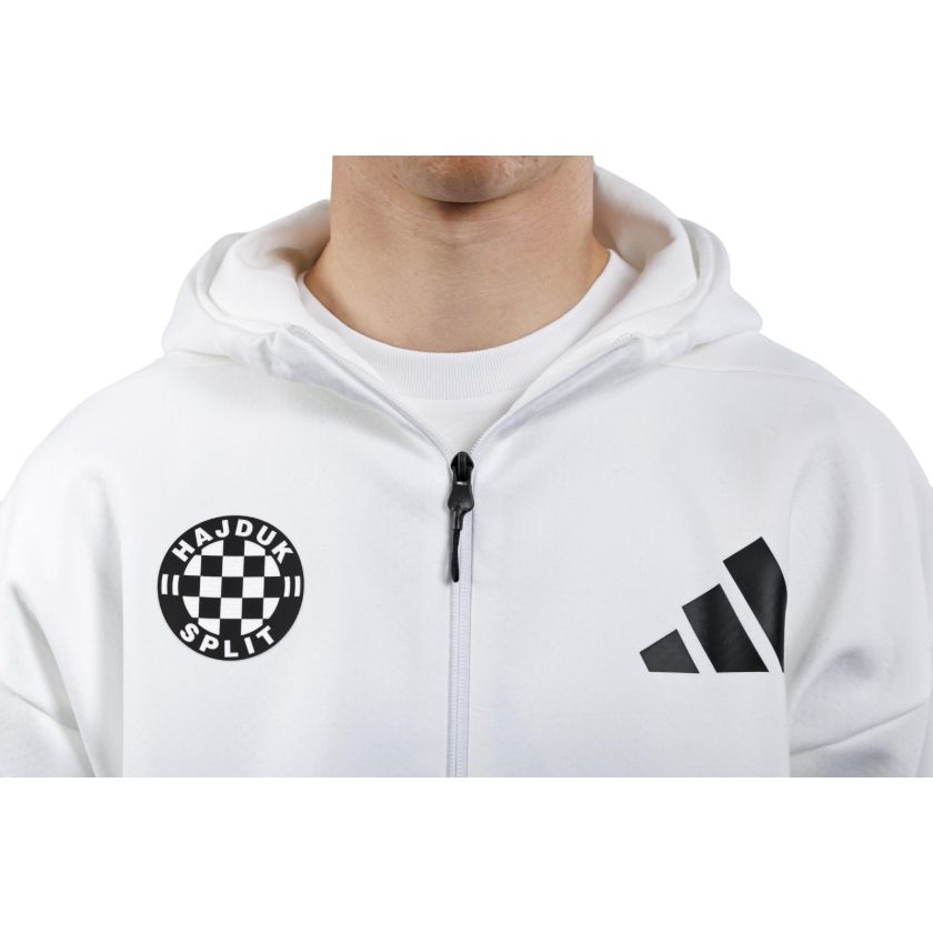 adidas full zip hoodie, Hajduk M Z.N.E. FZ, white | Hajduk adidas full zip hoodie, Hajduk M Z.N.E. FZ, white | Hajduk