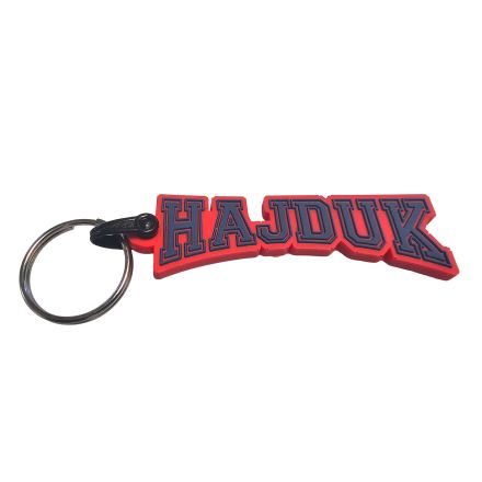 Hajduk silicone keychain College, red blue