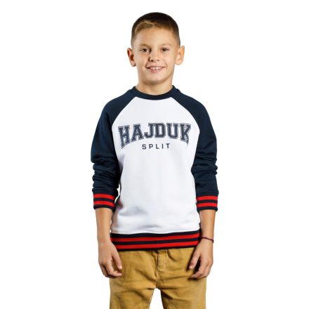 Hajduk kids sweatshirt College white/navy