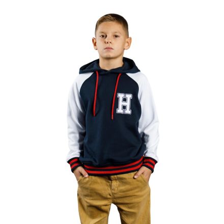 Hajduk kids hoodie College navy/white