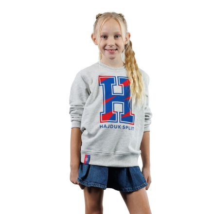 Hajduk kids sweatshirt Hereditas, long sleeve, grey