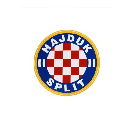 Hajduk naljepnica okrugla Grb, 9 cm