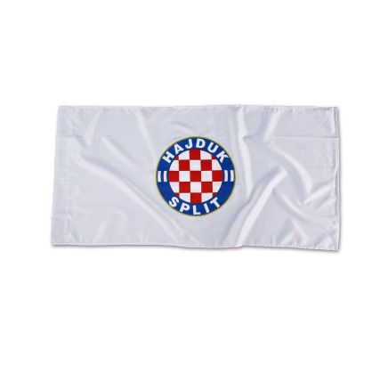 Hajduk zastava, bijela, 1 m X 0,5 m