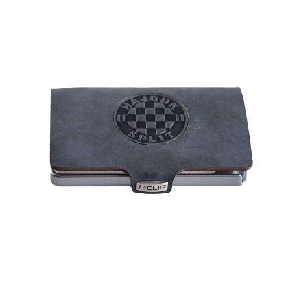 Hajduk clip wallet , black