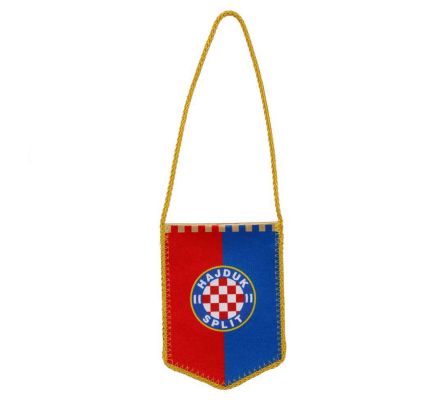 Hajduk car flag Badge, red blue