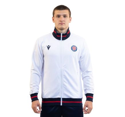 Macron majica full zip custom Hajduk 23/24, bijela