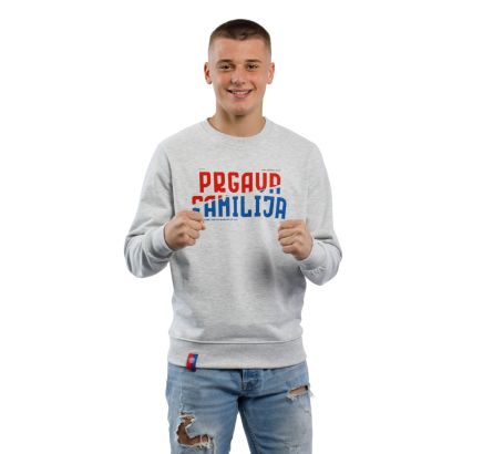 Hajduk sweatshirt Prgava Familija, grey