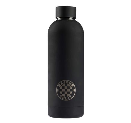 Hajduk thermos bottle Classiq black with gift bag, 500ml