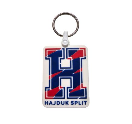 Hajduk silicone keychain Hereditas