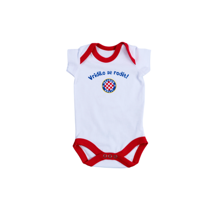Baby body short sleeve Vridilo se rodit, red