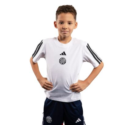 adidas dječja majica kratki rukav, Hajduk J 3S TEE 160, bijela