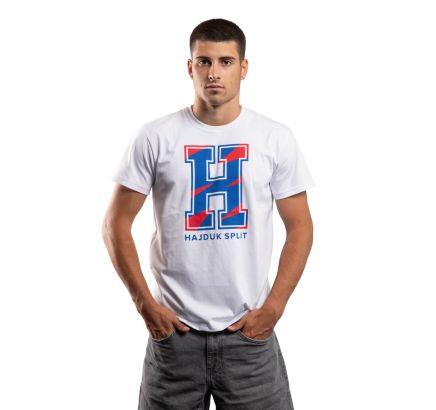 Hajduk T-shirt Hereditas, , white (red/blue H)