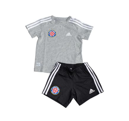 adidas baby komplet kratki rukav, Hajduk I 3S SPORT SET, mgreyh