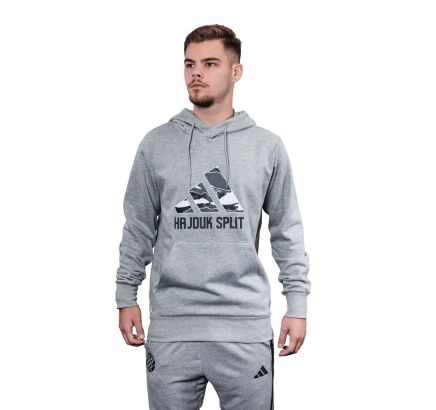 adidas hoodie, Hajduk M CAMO 3B HD, grey