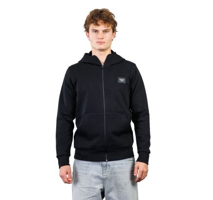 Hajduk Premium full zip majica s kapuljačom, crna