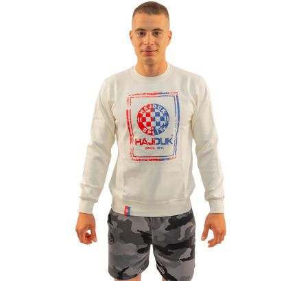 Hajduk sweatshirt Cube, white