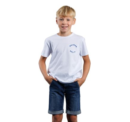 Hajduk dječja majica kratki rukav Split, bijela