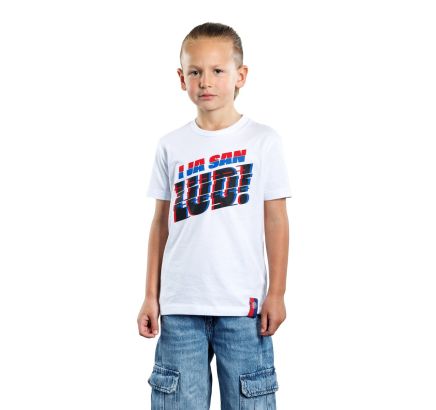 Hajduk kids T-shirt "I ja san lud!", white