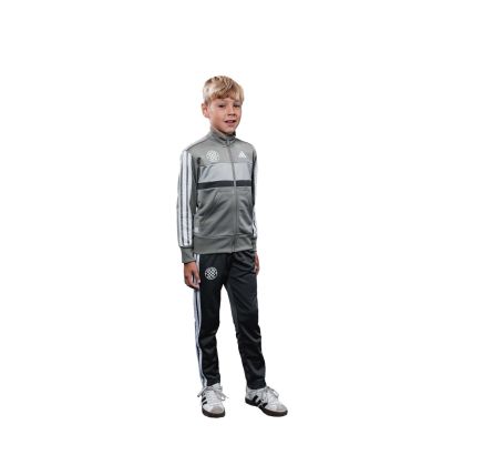 adidas dječji komplet dugi rukav, Hajduk J 3S TIBERIO TS, sivo/crni