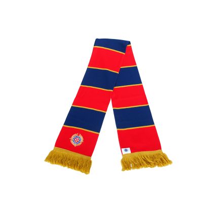 Hajduk šal "Kraljica lopte", crveno plavi