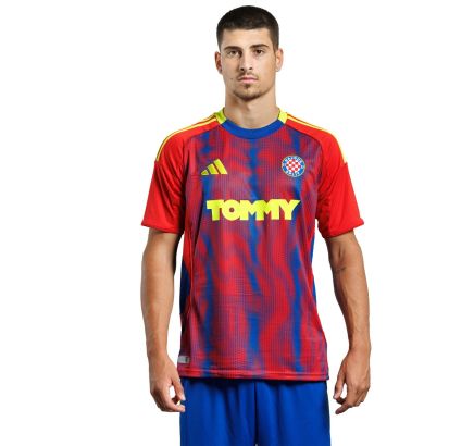 adidas away jersey, Hajduk 25/26, red blue