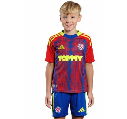 adidas dječji gostujući dres, Hajduk 25/26, crveno plavi