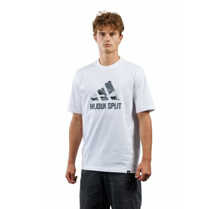 adidas majica kratki rukav, Hajduk M CAMO LOGO T, bijela