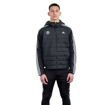 adidas jacket, Hajduk ESS 3S IN HYB J, black