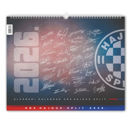 Calendar Hajduk 2026