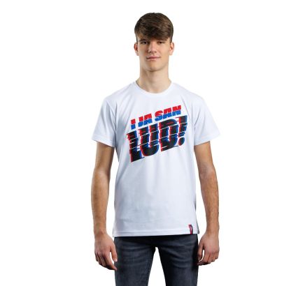 Hajduk majica kratki rukav "I ja san lud!", bijela