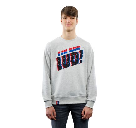 Hajduk sweatshirt "I ja san lud!", gray
