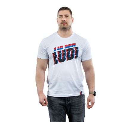 Hajduk majica kratki rukav "I ja san lud!", bijela
