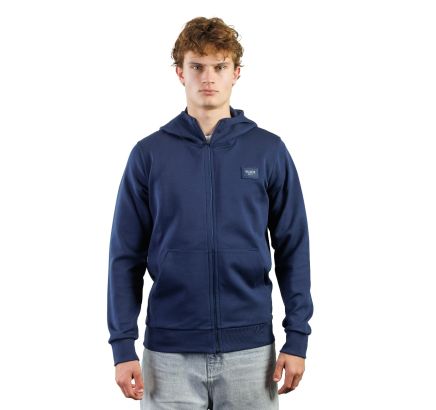 Hajduk Premium full zip majica s kapuljačom, modra