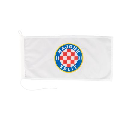 Zastava Hajduk, brodska, 40x20 cm, bijela