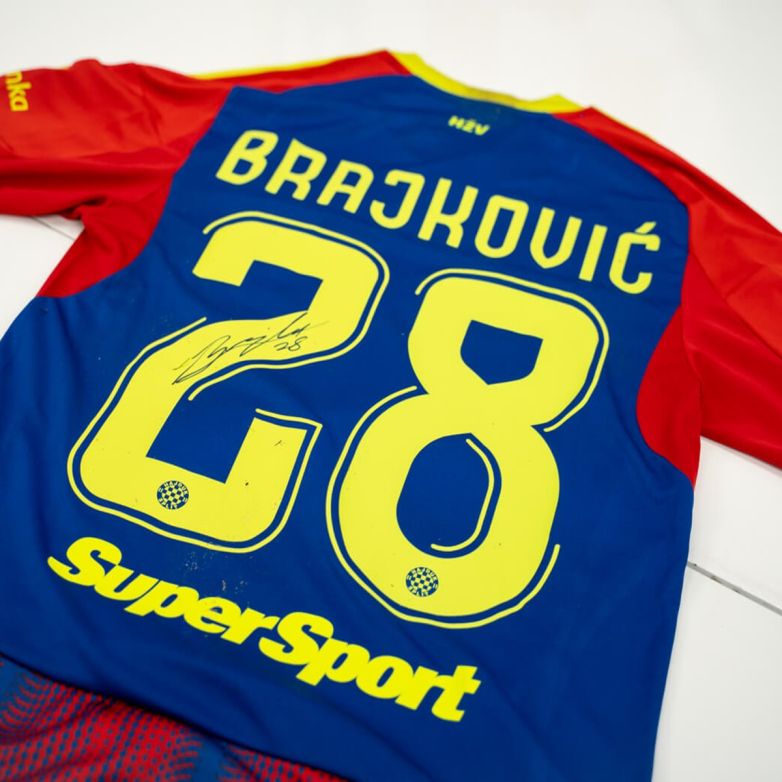 Matchworn shirt – Roko Brajković (br. 28): Rijeka - Hajduk 3:2, 04.03.2026.