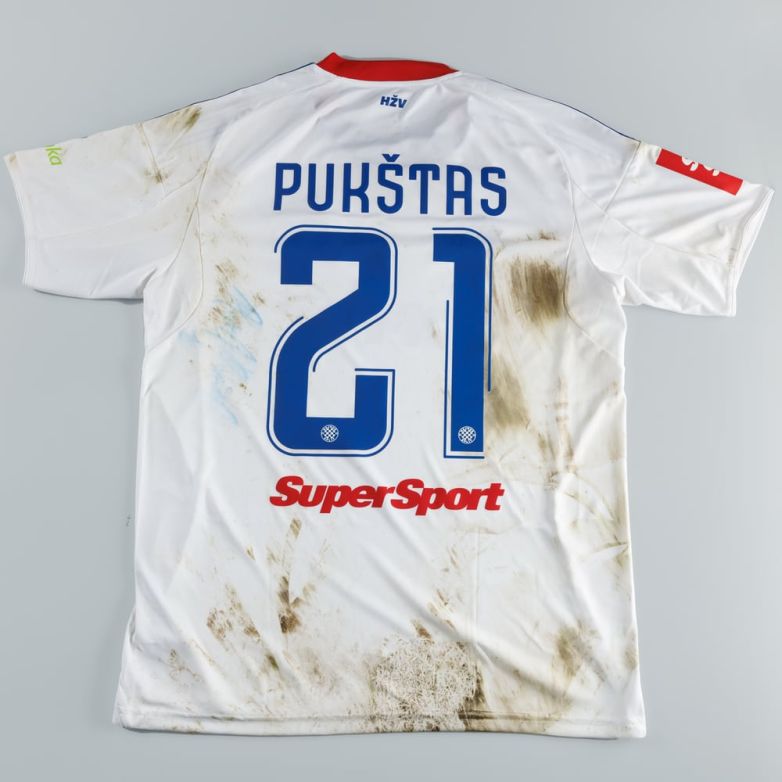 Matchworn dres – Rokas Pukštas (br. 21): Hajduk - Slaven B. 2:0, 07.02.2026.