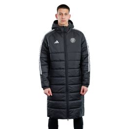 adidas long winter jacket, Hajduk TIRO24 L COAT, black Hajduk