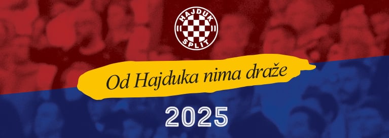 Hvala što si član Hajduka!